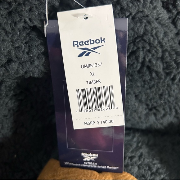 NWT Reebok Men's Brown Sherpa Lined Jacket Size XL - Picture 8 of 9
